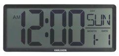 Digitální LCD hodiny 6020BK Karlsson 35cm