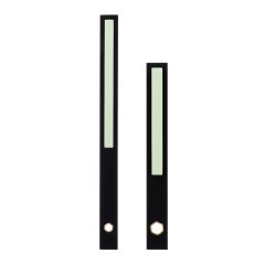Luminiscenční kovové hodinové ručičky B39 (100 mm, 78 mm) - černé - Kovové hodinové ručičky B39