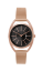 Růžovo-černé dámské hodinky MINET ICON ROSE GOLD BLACK MESH