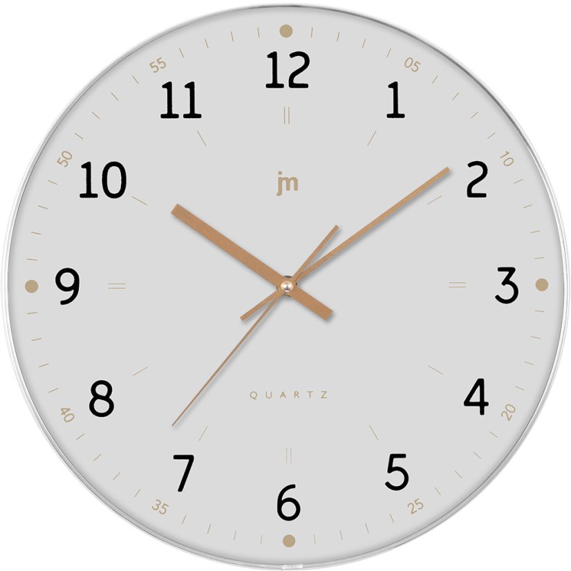 Designové nástěnné hodiny L00975B Lowell 35cm