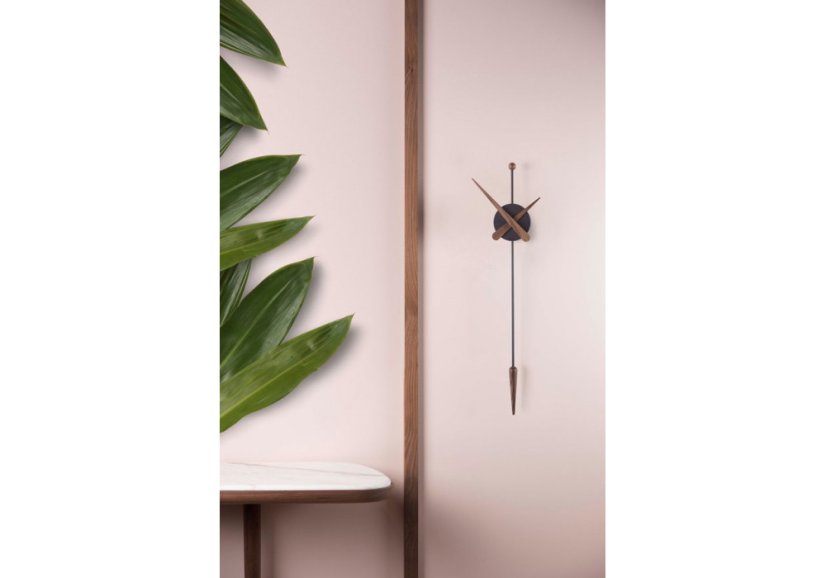 Dizajnové nástenné hodiny Nomon Punta BW 63cm