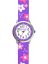 CLOCKODILE Kvetované fialové dievčenské detské hodinky FLOWERS s trblietkami