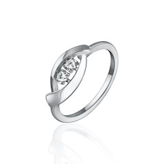Stříbrný prsten JVD SVLR0819XH2BI54