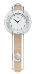 Kyvadlové nástěnné hodiny 5305 AMS řízené rádiovým signálem 60cm