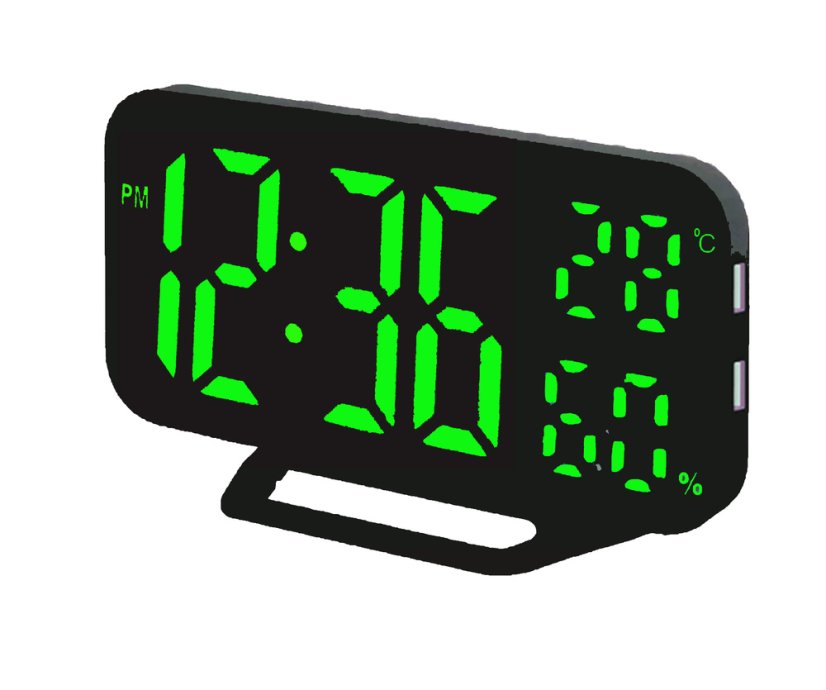 Digitální svítící budík do sítě JVD SB3725.1