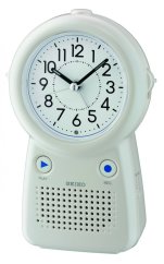 Ručičkový budík s tichým chodem Seiko QHE158W