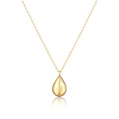 Oceľový pozlátený náhrdelník JVD SSSN0088X20GO45