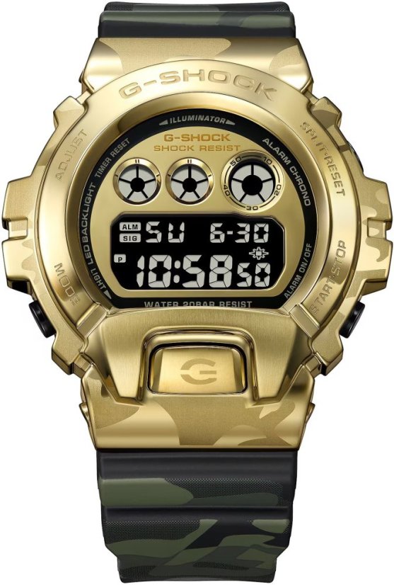 CASIO GM-6900CMG-3ER G-Shock Camo and Gold