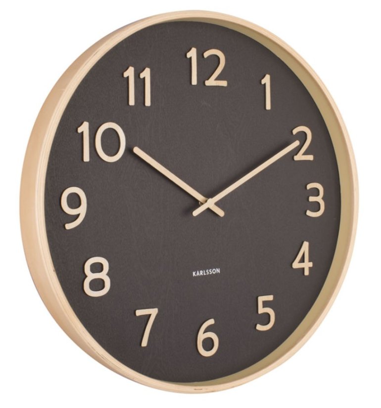 Dizajnové nástenné hodiny 5852BK Karlsson 40cm