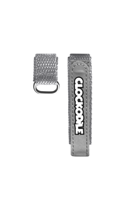 Reflexný šedý remienok na suchý zips k detským hodinkám CLOCKODILE CSX0022 Reflexný šedý remienok na suchý zips k detským hodinkám CLOCKODILE CSX0022