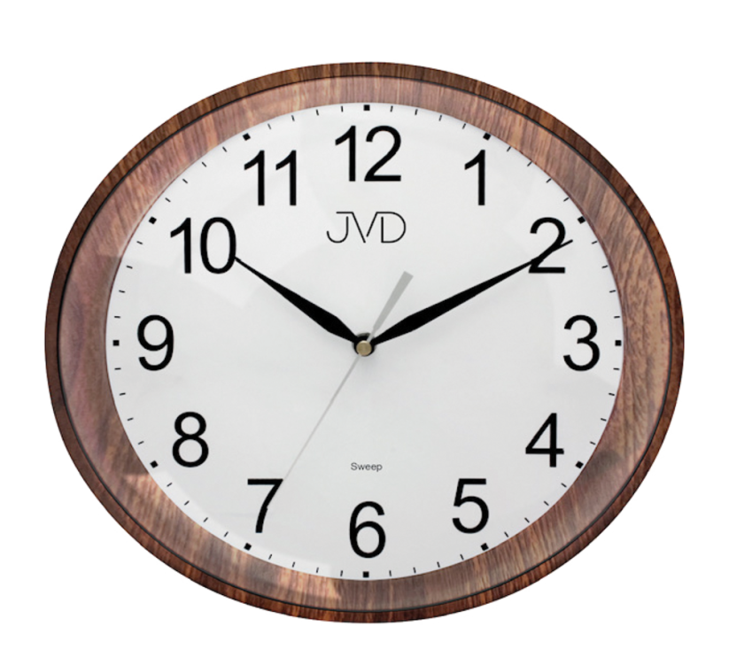 Nástěnné hodiny s tichým chodem JVD HP664.10