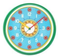 Dětské nástěnné hodiny ELTON Učím se čas - zelené - E11.4621.40.163380