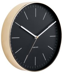 Dizajnové nástenné hodiny 5695BK Karlsson 28cm