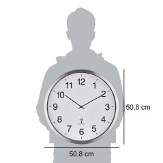TFA 60.3548.02 - Nástěnné DCF hodiny XXL