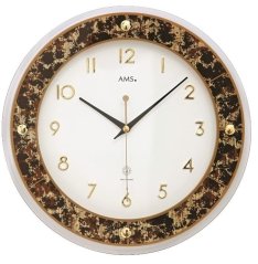 Nástěnné hodiny 5853 AMS řízené rádiovým signálem 31cm