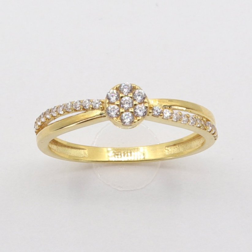 Zlatý prsteň AZR2094, veľ. 56, 1.65 g