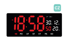 Digitálne svietiace hodiny s češtinou JVD DH3604.3