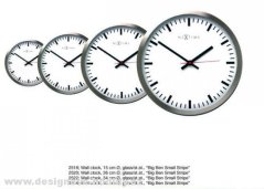 Dizajnové nástenné hodiny 2524 Nextime Stripe white 45cm