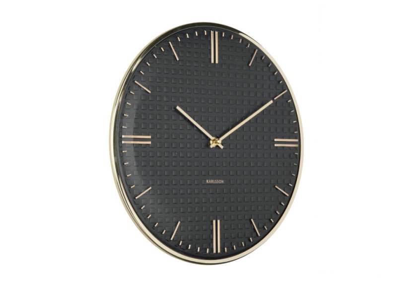 Dizajnové nástenné hodiny 6091BK Karlsson 35cm