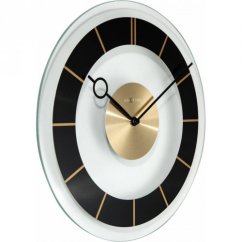 Dizajnové nástenné hodiny 2790zw Nextime Retro Black 31cm