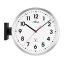 Obojstranné nástenné hodiny 4571 Atlanta riadené rádiovým signálom 32cm