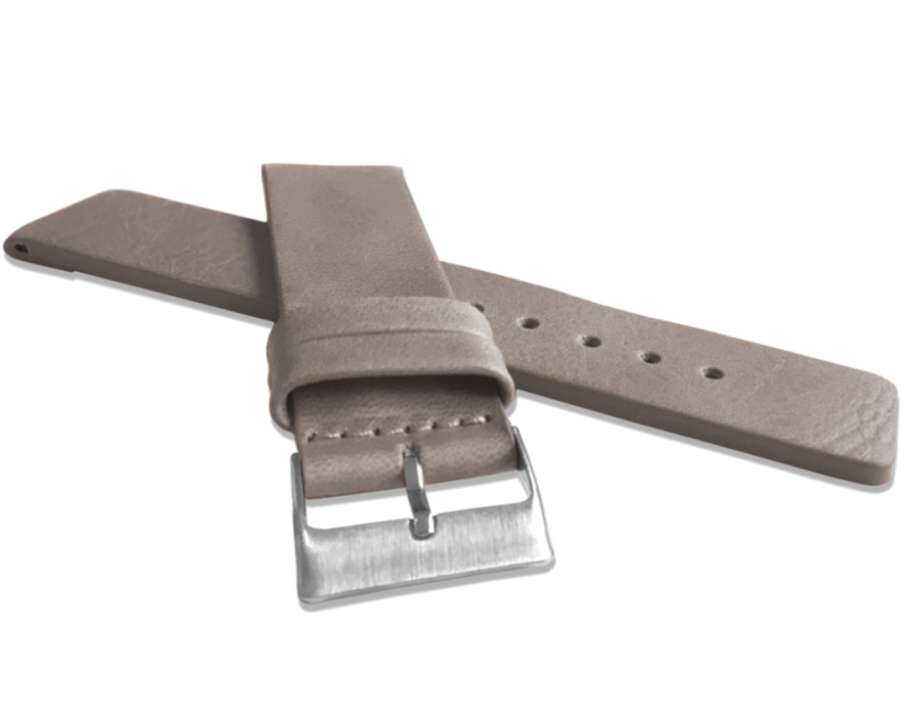 LAVVU Béžový hladký remienok PLAIN z luxusnej kože Top Grain - 24