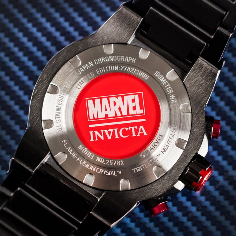 Invicta Marvel Spiderman Men Chronograf Quartz 25782 Limited Edition 3000pcs