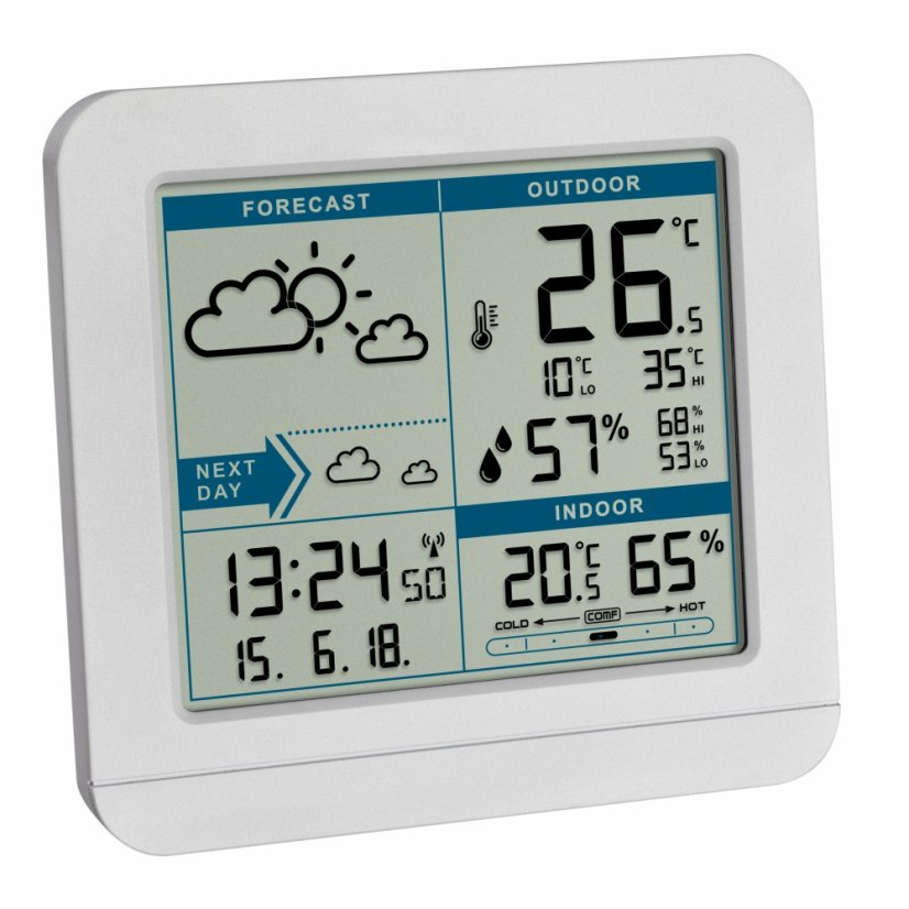 TFA 35.1152.02 - Bezdrátová meteostanice  SKY - bílá