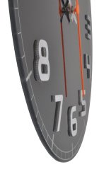 Designové nástěnné hodiny 8816zw Nextime Classy square 30cm