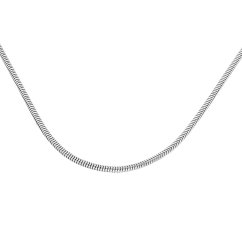 Nerezová retiazka 6399-90 - strieborné farby - SNE.5757.. 42cm