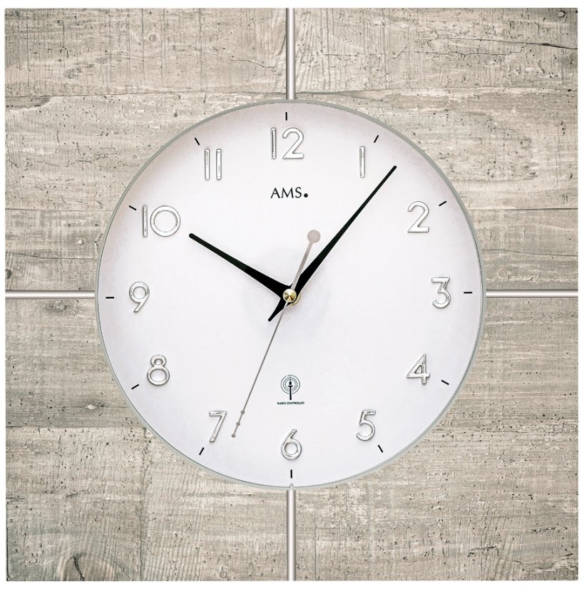 Designové nástěnné hodiny 5547 AMS řízené rádiovým signálem 34cm Designové nástěnné hodiny 5547 AMS řízené rádiovým signálem 34cm