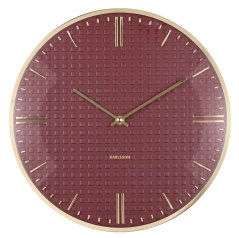 Dizajnové nástenné hodiny 6091RD Karlsson 35cm
