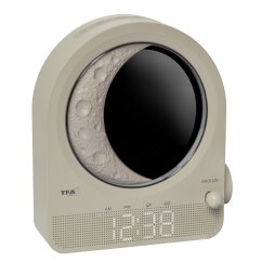 TFA 60.2053.15 - retro světelný budík měsíc a meteory