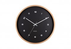 Designové nástěnné hodiny 5938BK Karlsson 41cm