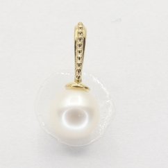 Zlatý prívesok s perlou 8230 (585/1000) 0.35 g