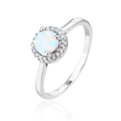 Strieborný prsteň JVD SVLR1309XJ6O153