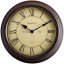 Vonkajšie vodeodolné kovové hodiny Moreton & Co Oxfordshire - hnedé - E14.4634.52.007035