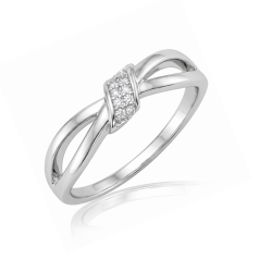 Strieborný prsteň JVD SVLR1361XJ6BI54