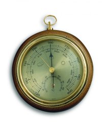 TFA 45.1000.01 - Barometer s teplomerom 108 mm na zavesenie - dub