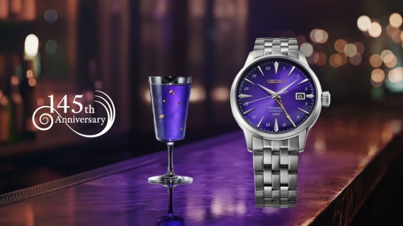Seiko Presage Cocktail Time Edo Murasaki 145th Anniversary Limited Edition HCB006J1