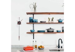 Dizajnové nástenné hodiny Nomon Punta BW 63cm
