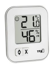 TFA 30.5026.02 - Digitální teploměr s vlhkoměrem  MOXX - bílý