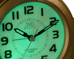 Budík s tichým chodom JVD SRP910.12