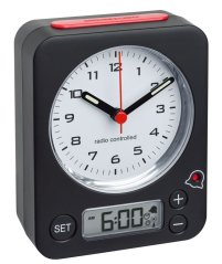 TFA 60.1511.01.05 - Analógový budík s rádiovo riadeným časom COMBO