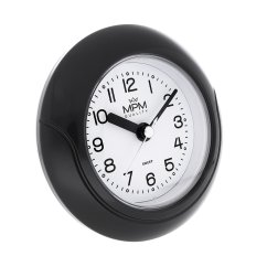 Koupelnové hodiny MPM Bathroom clock - černé - E01.2526.90