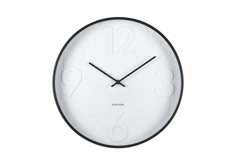 Dizajnové nástenné hodiny 6063BK Karlsson 40cm