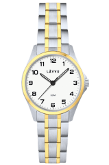 LAVVU Oceľové dámske hodinky GLIMT Silver-gold