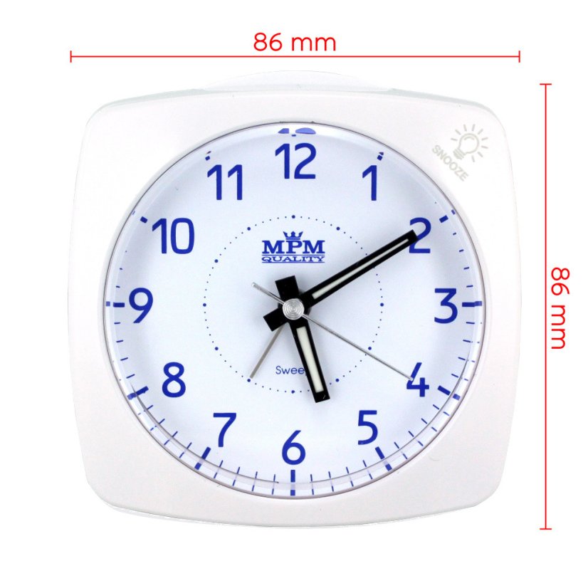 Ručičkový budík s tichým chodem C01.3060 - C01.3060.0031