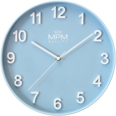 Nástenné hodiny s tichým chodom MPM Rivera - A - E01.4455.30