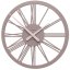 Dizajnové hodiny 10-114 CalleaDesign 45cm (viac farieb) Farba caffe latte-14 - RAL1019